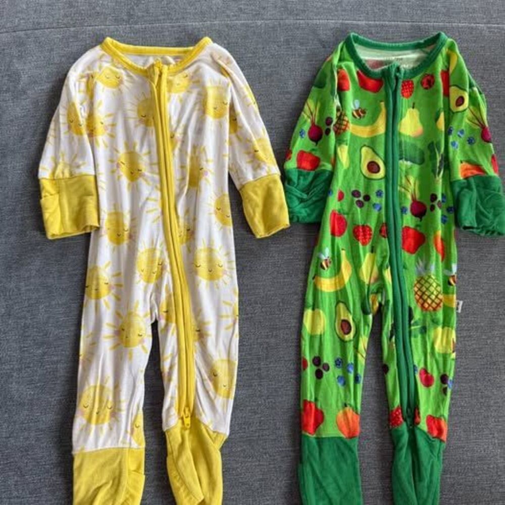 Little Sleepies Newborn Zippies - Set of 2